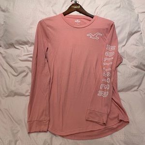 Pink Hollister Long Sleeve Tee